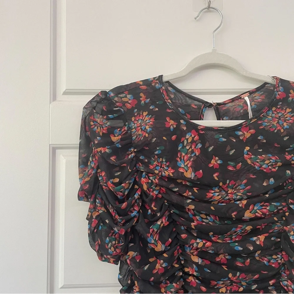 NEW Free People Briella Ruched Dress Twilight_8